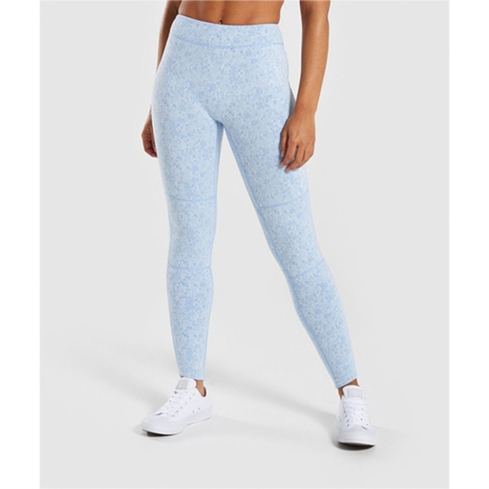 Gymshark Fleur blue leggings